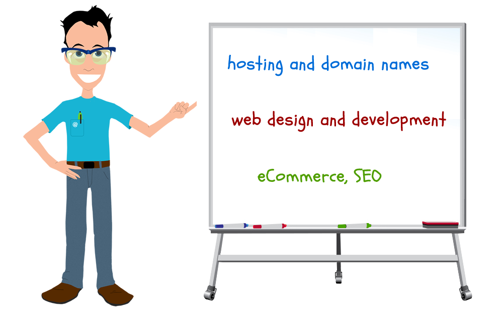 Hosting, Domain Names, SEO, eCommerce, Web Design and Development